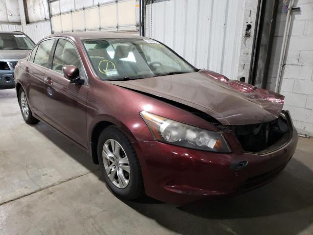 JHMCP26409C012917 - 2009 HONDA ACCORD LXP BURGUNDY photo 1