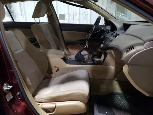 JHMCP26409C012917 - 2009 HONDA ACCORD LXP BURGUNDY photo 5