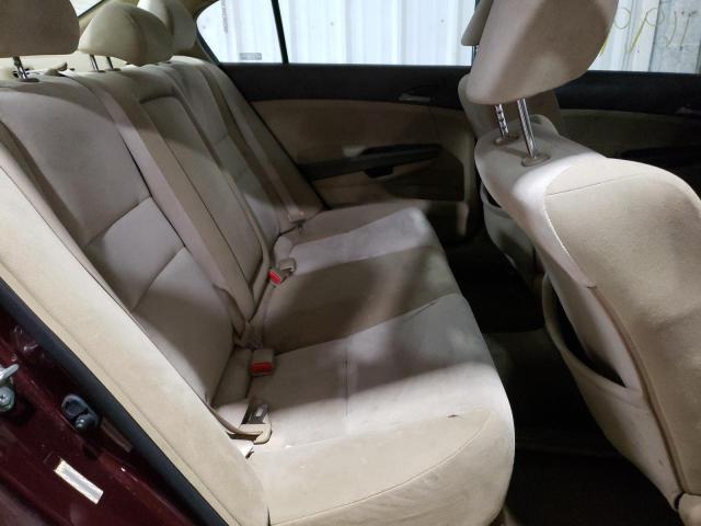 JHMCP26409C012917 - 2009 HONDA ACCORD LXP BURGUNDY photo 6