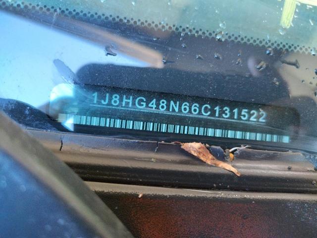 1J8HG48N66C131522 - 2006 JEEP COMMANDER 蓝色 照片 10