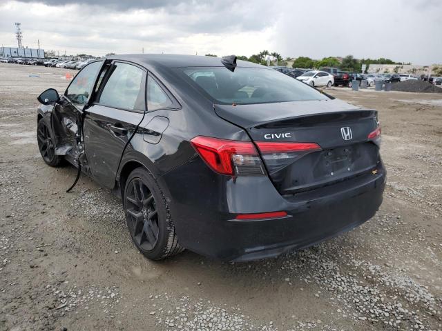2HGFE2F55NH537221 - 2022 HONDA CIVIC SPOR BLACK photo 3