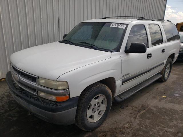 3GNFK16T2YG117587 - 2000 CHEVROLET SUBURBAN K WHITE photo 2