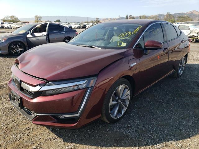 JHMZC5F18JC011516 - 2018 HONDA CLARITY BURGUNDY photo 2