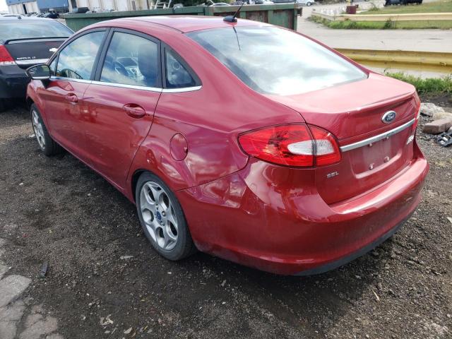 3FADP4CJXBM228246 - 2011 FORD FIESTA SEL RED photo 3