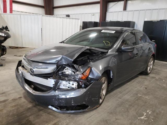 19VDE1F34EE009446 - 2014 ACURA ILX 20 GRAY photo 2