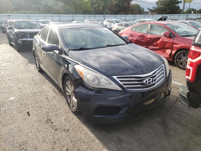 KMHFG4JG7CA127962 - 2012 HYUNDAI AZERA GLS BLUE photo 1