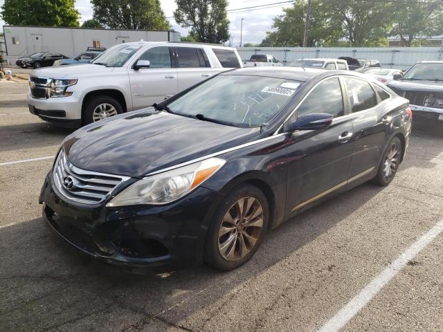 KMHFG4JG7CA127962 - 2012 HYUNDAI AZERA GLS BLUE photo 2