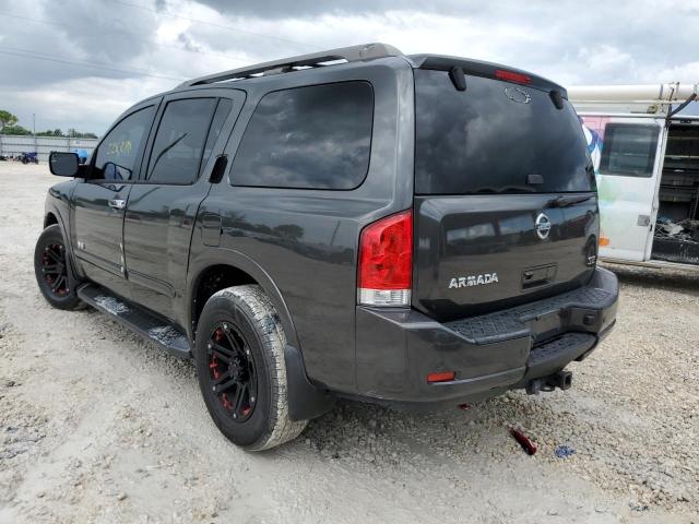 5N1AA08D08N621497 - 2008 NISSAN ARMADA SE GRAY photo 3