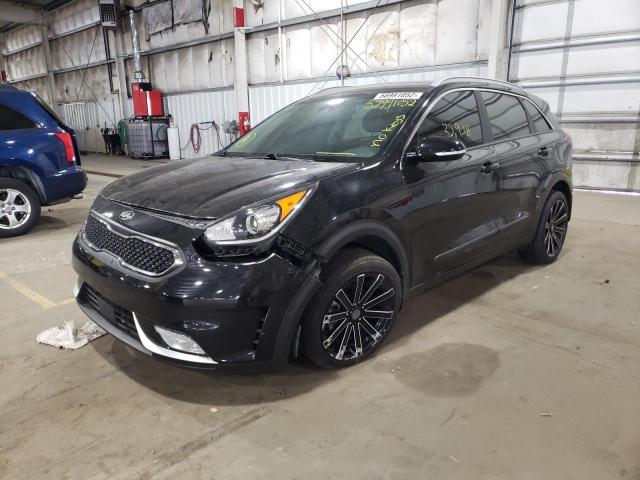 KNDCC3LC3J5140348 - 2018 KIA NIRO EX BLACK photo 2