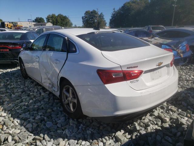 1G1ZC5ST7GF241010 - 2016 CHEVROLET MALIBU LS WHITE photo 3