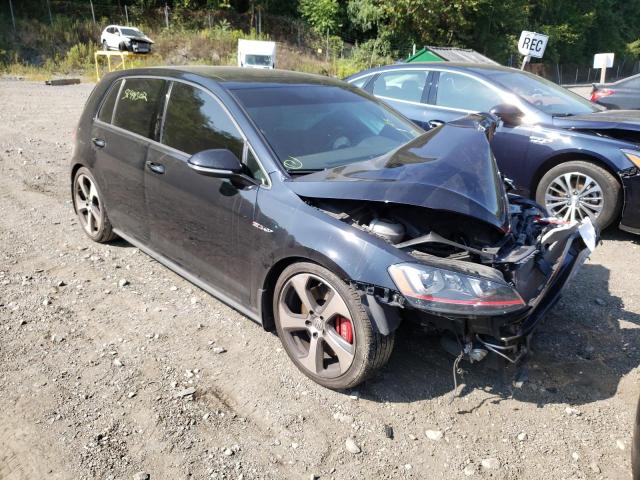 3VW547AU6HM011627 - 2017 VOLKSWAGEN GTI SPORT BLACK photo 1