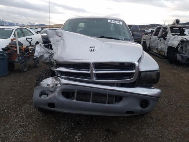 1D7HG48N34S716543 - 2004 DODGE DAKOTA QUA SILVER photo 9