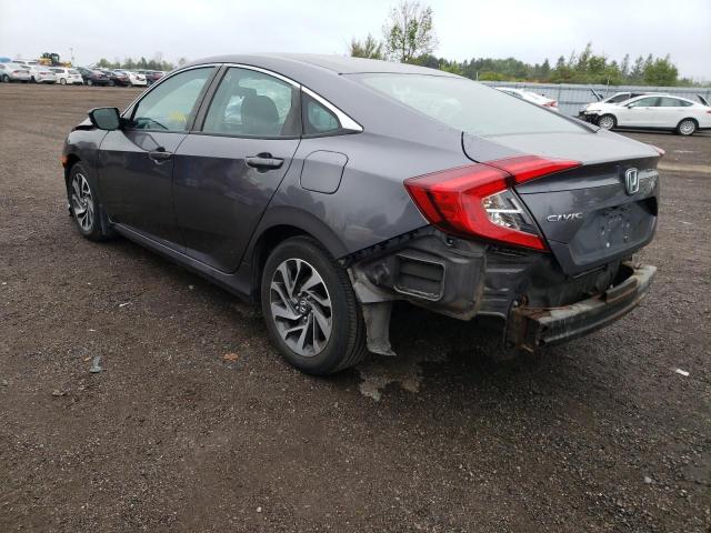 2HGFC2F75GH041278 - 2016 HONDA CIVIC EX GRAY photo 3