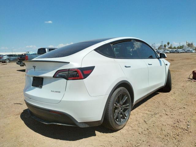 5YJYGDEF3LF023488 - 2020 TESLA MODEL Y أبيض صورة 4