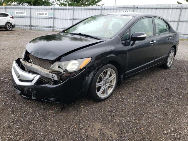 2HHFD56739H201638 - 2009 ACURA CSX TECHNO BLACK photo 2