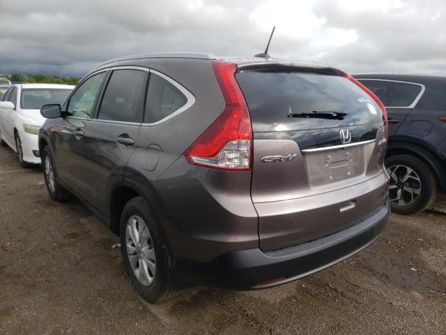 5J6RM4H71DL069640 - 2013 HONDA CR-V EX-L BROWN photo 3