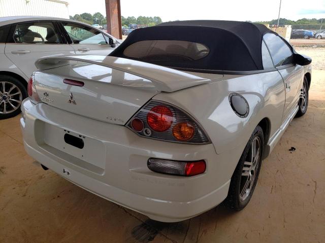 4A3AE75H23E030411 - 2003 MITSUBISHI ECLIPSE SP WHITE photo 4