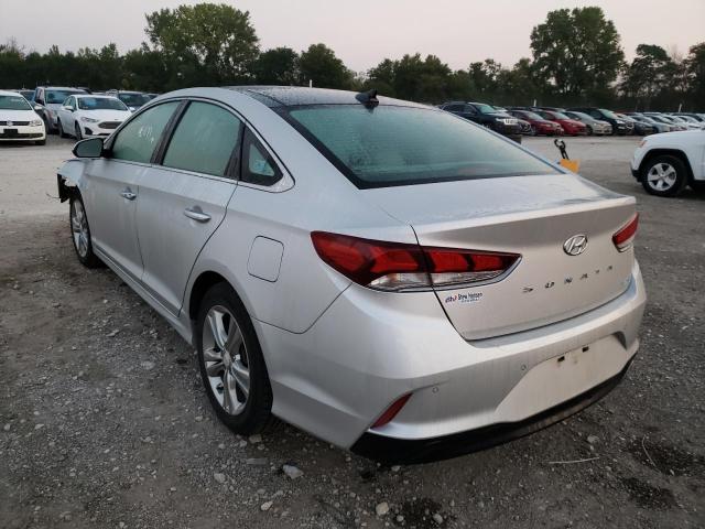 5NPE34AF0KH767084 - 2019 HYUNDAI SONATA LIM SILVER photo 3