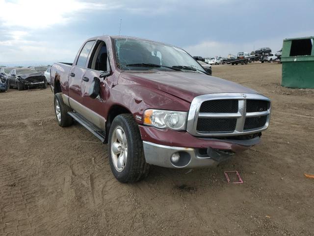 1D7HU18DX3S372805 - 2003 DODGE RAM 1500 S BURGUNDY photo 1