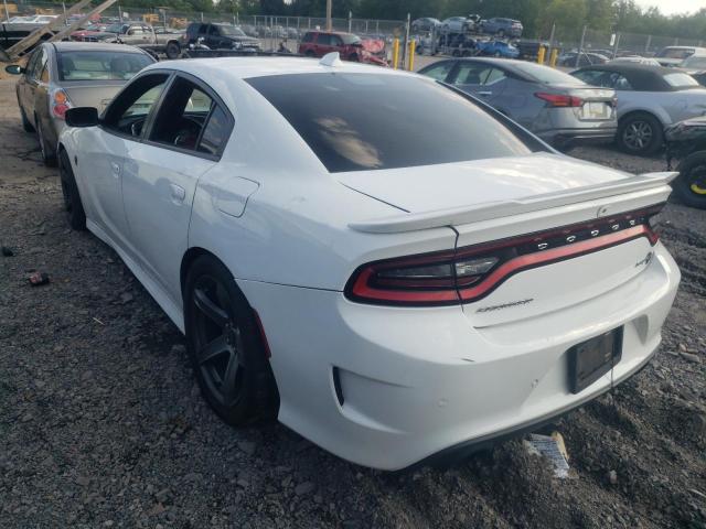 2C3CDXL96JH247027 - 2018 DODGE CHARGER SR WHITE photo 3