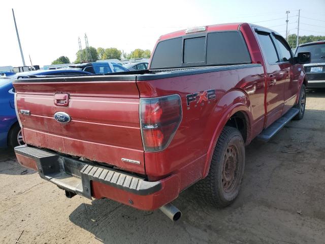 1FTFW1CF8BKD29700 - 2011 FORD F150 SUPER RED photo 4