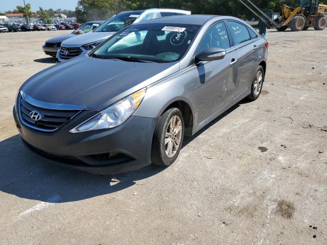 5NPEB4AC2EH924630 - 2014 HYUNDAI SONATA GLS GRAY photo 2