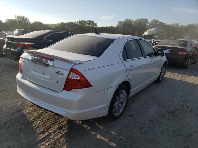 3FAHP0JA6CR320164 - 2012 FORD FUSION SEL WHITE photo 4