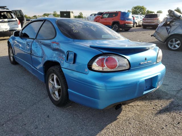 1G2WP12K92F210286 - 2002 PONTIAC GRAND PRIX ლურჯი ფოტო 3