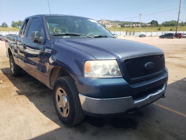 1FTPX14515FA63344 - 2005 FORD F150 BLUE photo 1