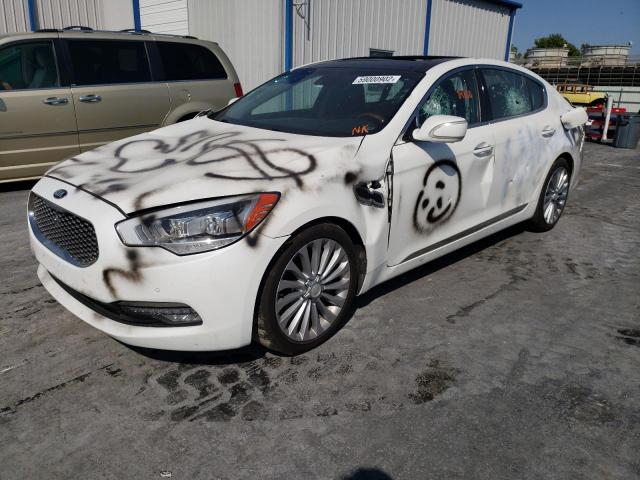 KNALW4D43G6030923 - 2016 KIA K900 WHITE photo 2