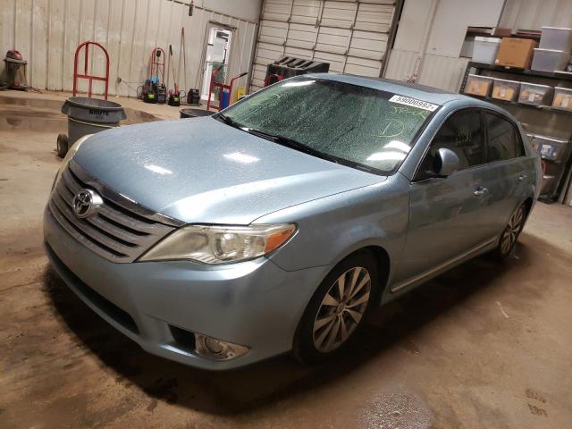 4T1BK3DB9BU396257 - 2011 TOYOTA AVALON BAS BLUE photo 2