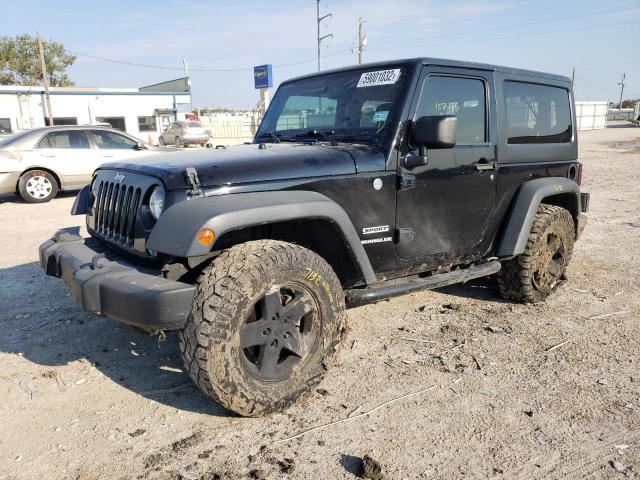 1C4AJWAG4EL164020 - 2014 JEEP WRANGLER S BLACK photo 2