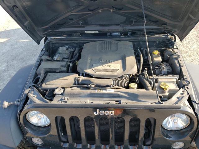 1C4AJWAG4EL164020 - 2014 JEEP WRANGLER S BLACK photo 7