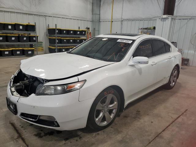 19UUA9F59DA003289 - 2013 ACURA TL TECH WHITE photo 2