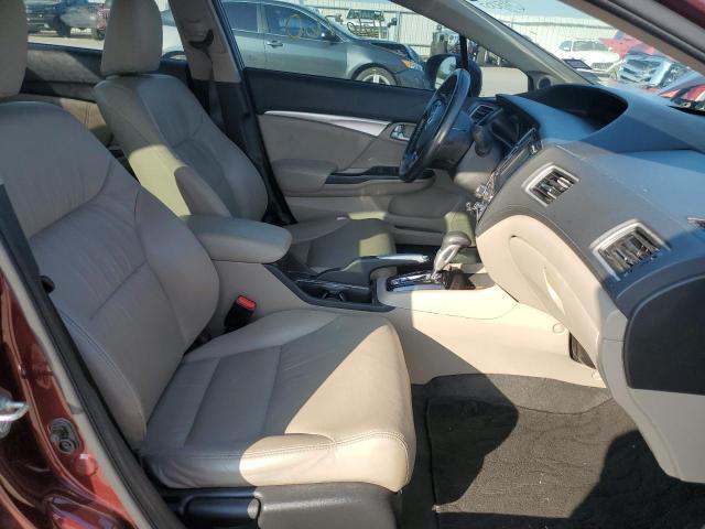 19XFB2F9XFE035005 - 2015 HONDA CIVIC EXL Burgund zdjęcie 5