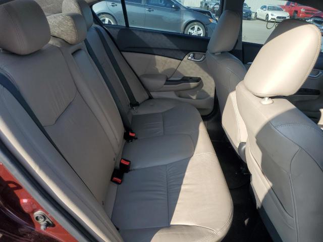 19XFB2F9XFE035005 - 2015 HONDA CIVIC EXL Burgund zdjęcie 6