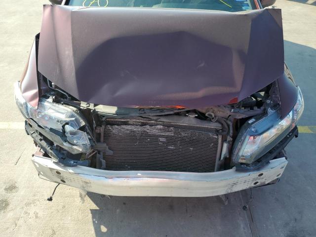 19XFB2F9XFE035005 - 2015 HONDA CIVIC EXL Burgund zdjęcie 7