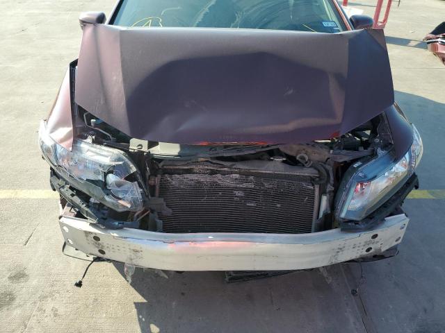 19XFB2F9XFE035005 - 2015 HONDA CIVIC EXL Burgund zdjęcie 9