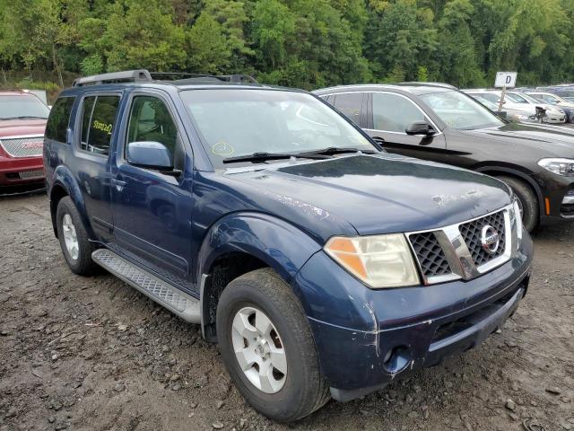 5N1AR18W86C678698 - 2006 NISSAN PATHFINDER BLUE photo 1