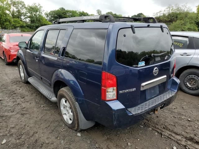 5N1AR18W86C678698 - 2006 NISSAN PATHFINDER BLUE photo 3