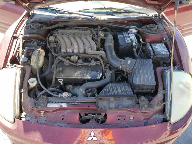 4A3AE55H74E053687 - 2004 MITSUBISHI ECLIPSE BURGUNDY photo 7