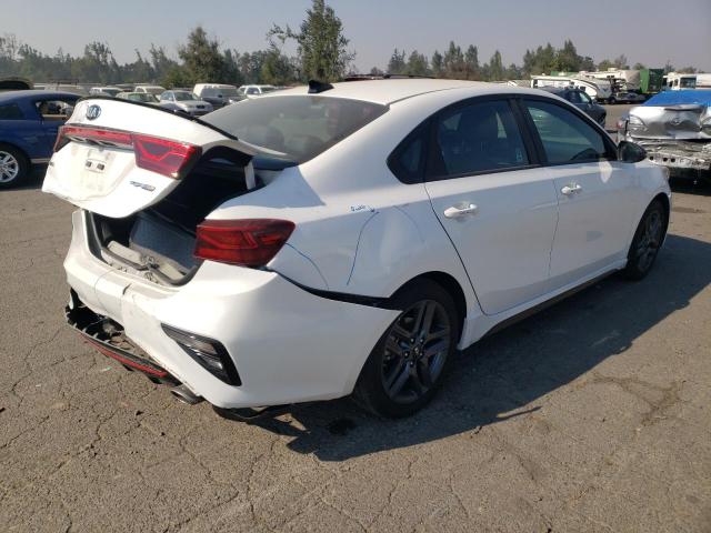 3KPF34AD5ME348609 - 2021 KIA FORTE GT L WHITE photo 4