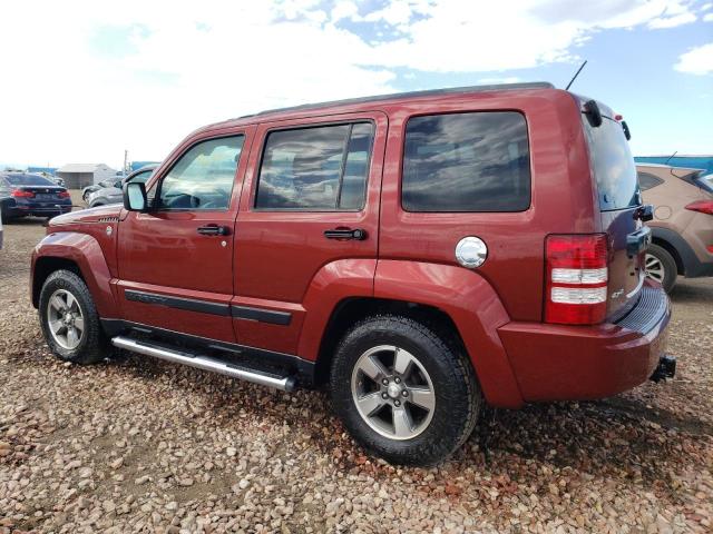 1J8GN28K18W244825 - 2008 JEEP LIBERTY SP BURGUNDY photo 3