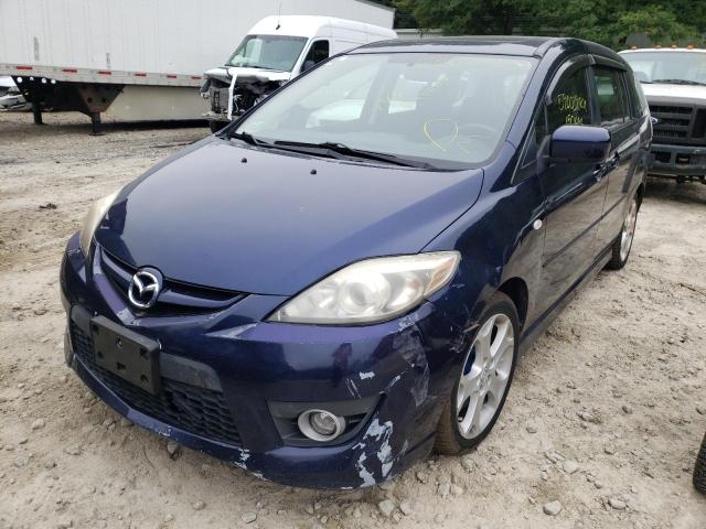 JM1CR293880305365 - 2008 MAZDA 5 TOURING BLUE photo 2