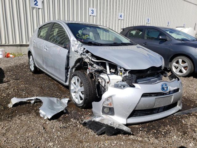 JTDKDTB33E1069112 - 2014 TOYOTA PRIUS C SILVER photo 1