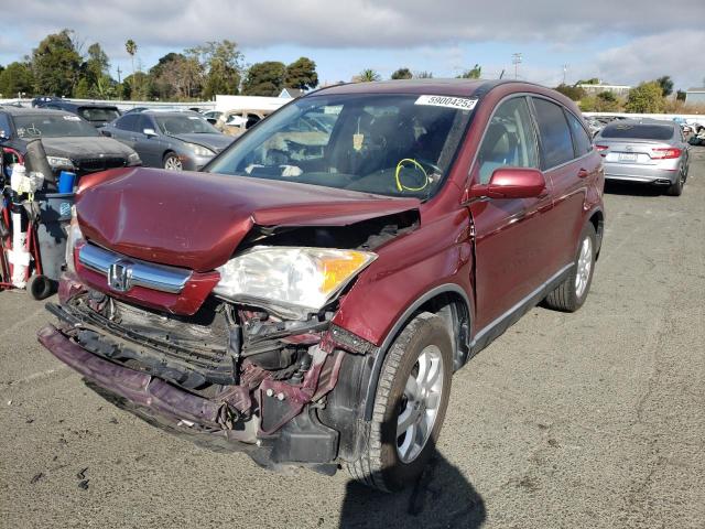 JHLRE38757C050870 - 2007 HONDA CR-V EXL RED photo 2