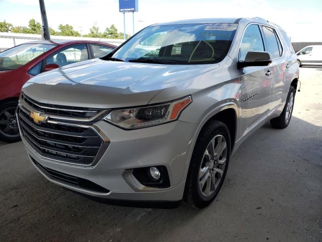 1GNERKKW2KJ176111 - 2019 CHEVROLET TRAVERSE P SILVER photo 2