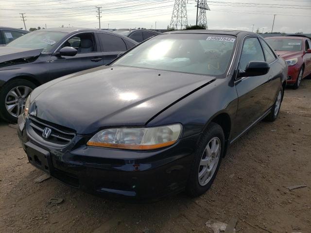 1HGCG32022A009112 - 2002 HONDA ACCORD SE BLACK photo 2