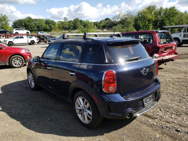 WMWZC5C55CWL61807 - 2012 MINI COOPER S C BLUE photo 3