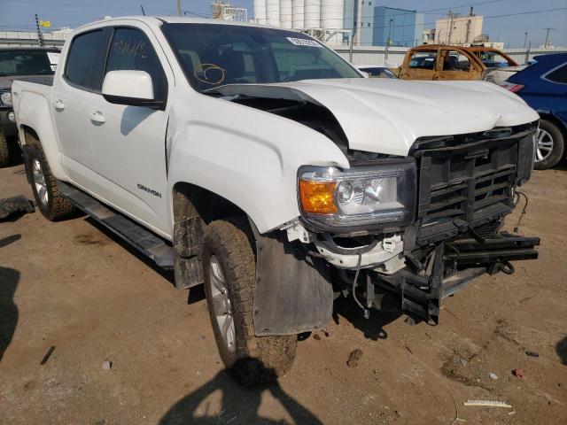 1GTG6CE31G1360383 - 2016 GMC CANYON SLE WHITE photo 1